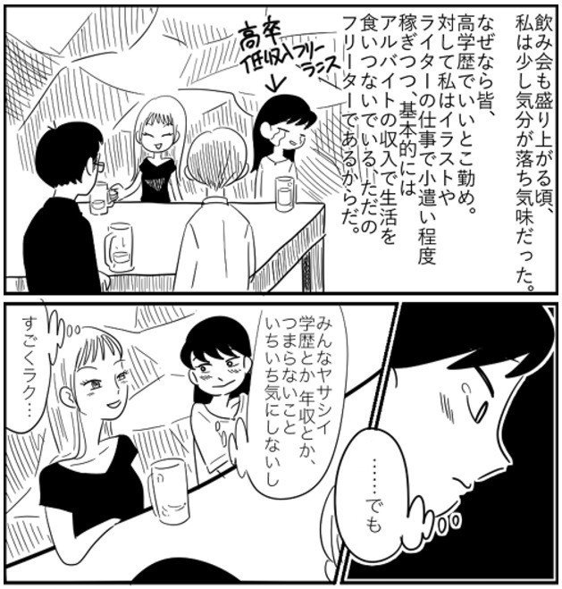 婚活マンガ その女 意識低い系につき婚活迷走中 2軒目へ Ivery Note