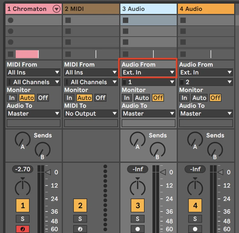 Ableton Liveの勉強部屋 パラアウト King Tiptoe Note