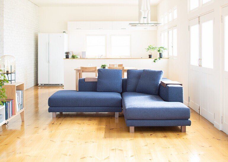 ②Decibel Standard 3人掛けカウチソファセット※注意事項あり