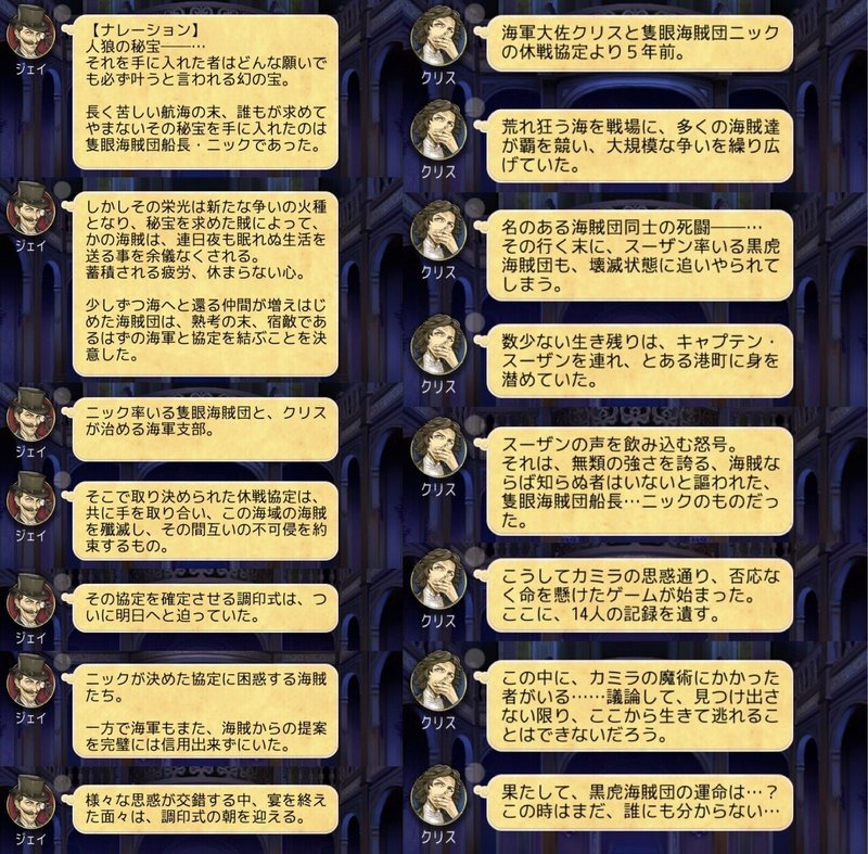 人狼の秘宝 外伝編 薔薇 Note 人狼の秘宝 外伝編 薔薇 Note