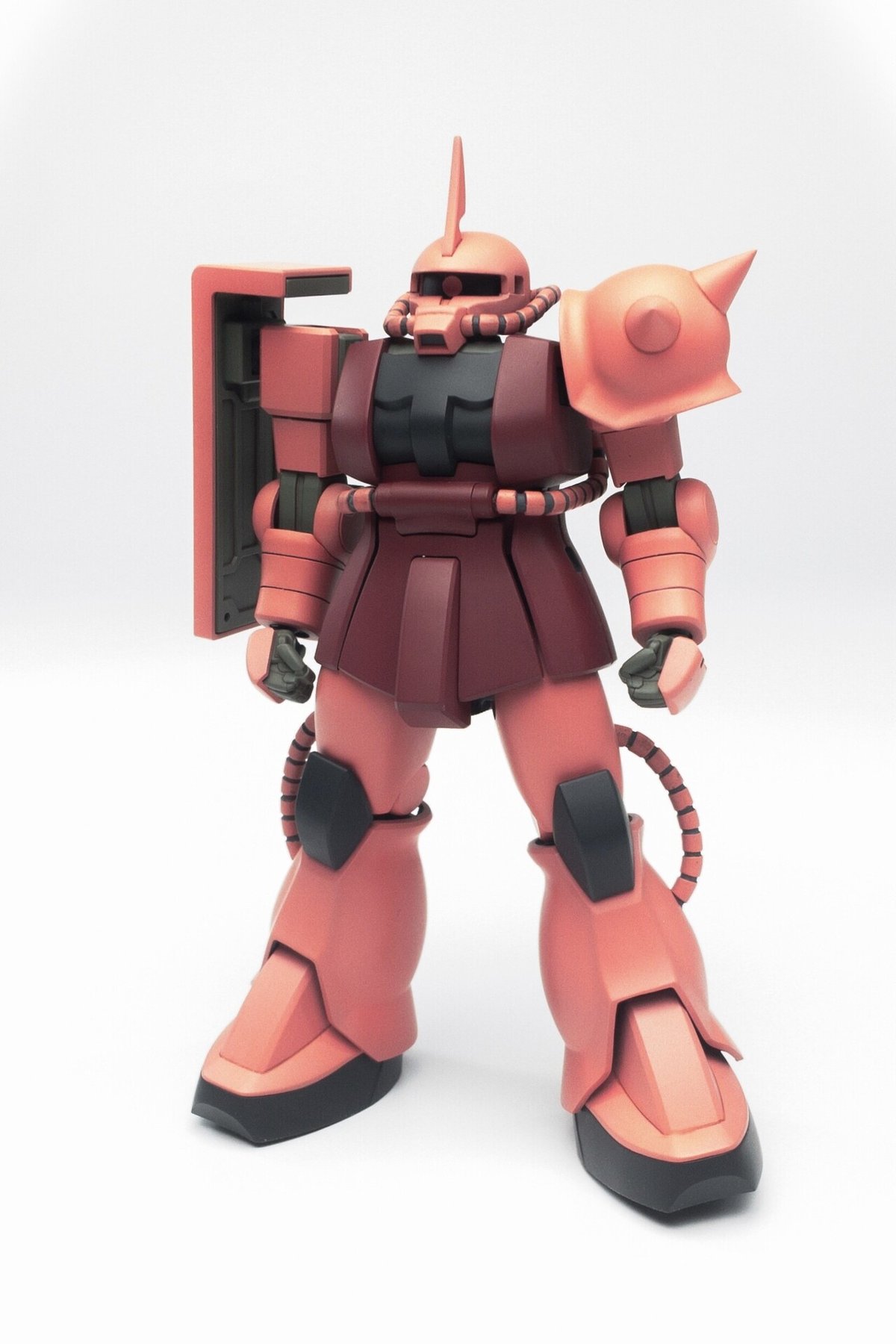 シャアザクに挑んで、敗れた話/HGUCシャア専用ザク製作後期｜ゼブラ