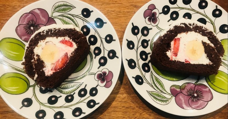 朝から甘いモノ バナナ チョコレートロールケーキ 川ノ森千都子 ちづこ かんたん料理と家族と旅とアートが好き Note 朝から甘いモノ バナナ チョコレートロールケーキ 川ノ森千都子 ちづこ かんたん料理と家族と旅とアートが好き Note