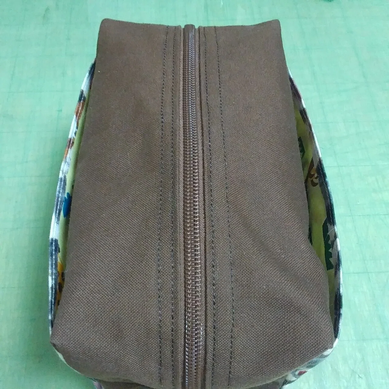 外ポケット付きボックスポーチの作り方 手作りかばん工房あけ Note