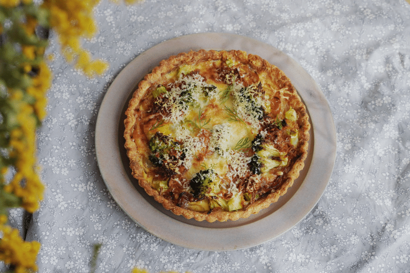 ローストオニオンキッシュでブランチ Anco Lab Note