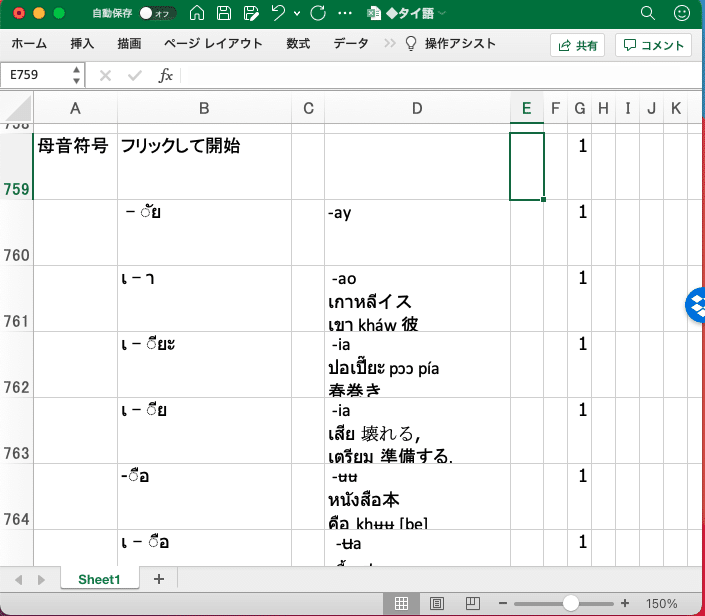 タイ語を頑張るには 2 アプリで単語を覚える わーてーわー Note