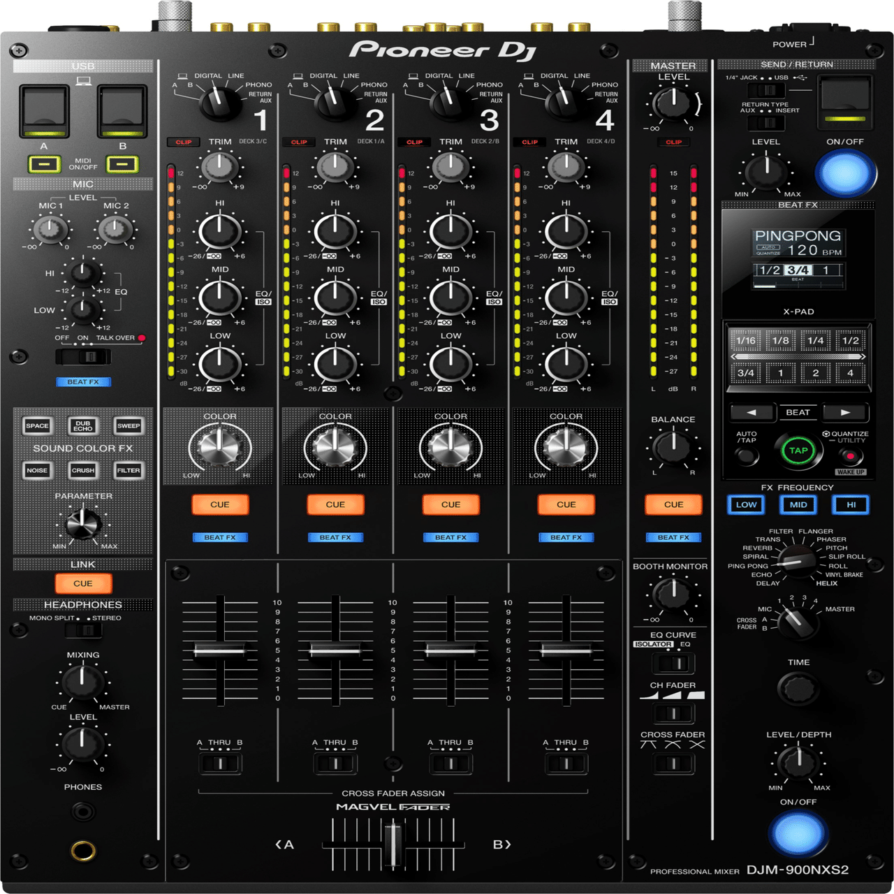 【美品】Pioneer DJ DJM-900 NXS(DJミキサー)※動作確認済 Pioneer DJ USED 中古 DJM-900NXS-M ｜イケベ楽器店オンラインストア