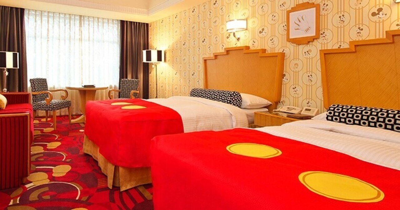 アンバサダーホテルのミッキーマウスルームに前泊してディズニーランド