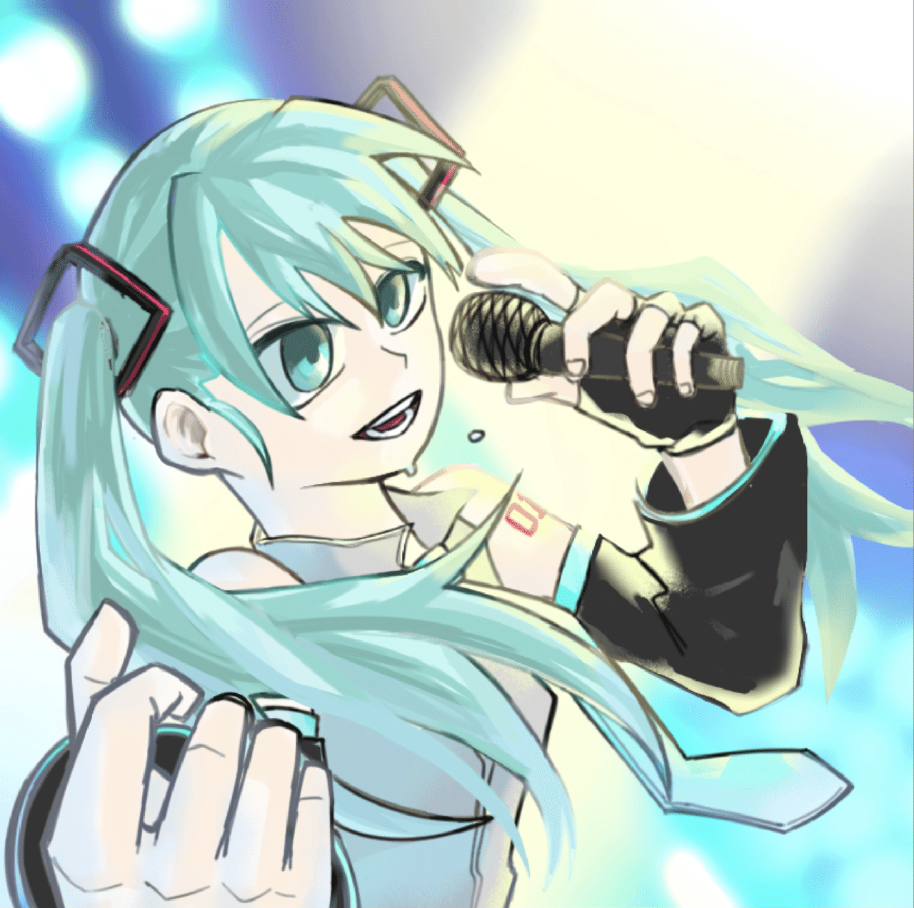 最近描いた初音ミクのイラスト おまけ Byひじき ひじき Note 最近描いた初音ミクのイラスト おまけ Byひじき ひじき Note