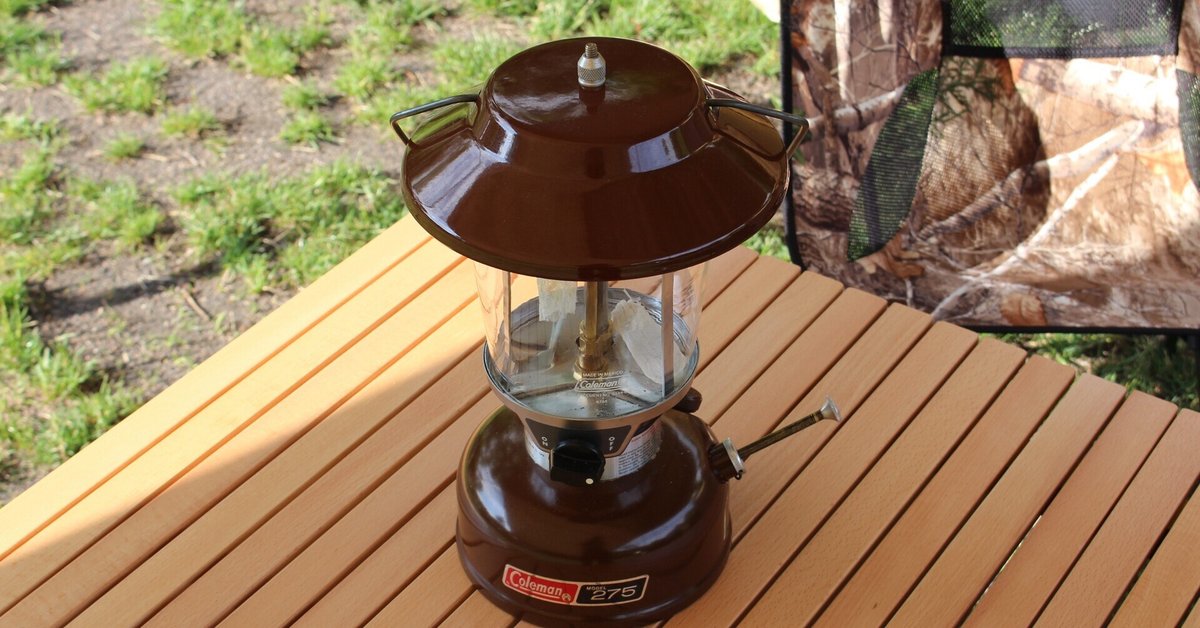 コールマン　ホワイトガソリンランタン　275ケース付き Colemanランタン 275ケース付き コールマンのホワイトガソリンランタン