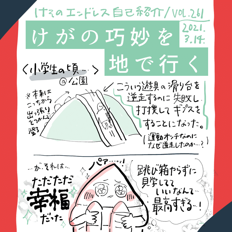 けそのエンドレス自己紹介 絵に描いたようなけが人 の巻 けそ Note