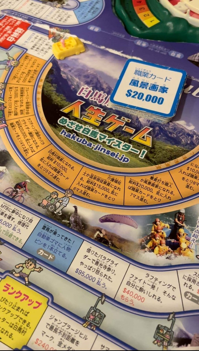 白馬版人生ゲーム なるものをプレイしてきた 白馬ハイランドホテル 山吹 Note 白馬版人生ゲーム なるものをプレイしてきた 白馬ハイランドホテル 山吹 Note