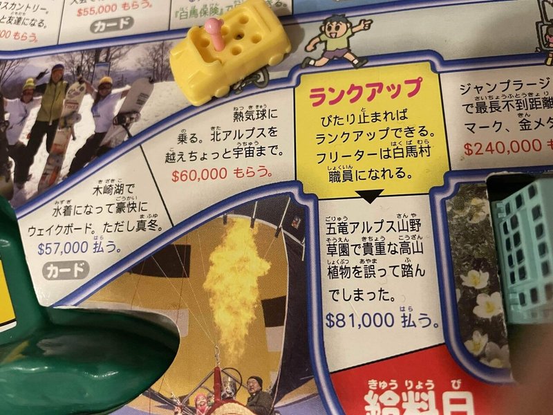 白馬版人生ゲーム なるものをプレイしてきた 白馬ハイランドホテル 山吹 Note 白馬版人生ゲーム なるものをプレイしてきた 白馬ハイランドホテル 山吹 Note