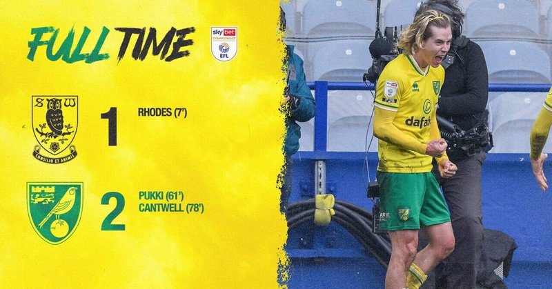 シェフィールド ウェンズデイ Vs ノリッチ スキップウォッチ にゃい Note