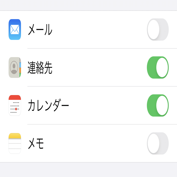 メールソフト アプリ 間のアドレス帳の同期 Unique 一意 に決まる Note