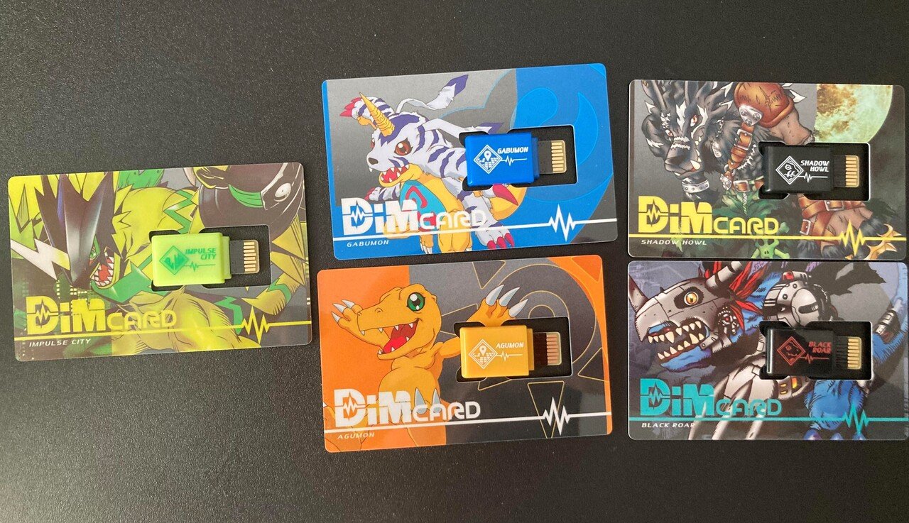 デジモン バイタルブレス 複数 DIMカード付き バイタルブレスデジタル