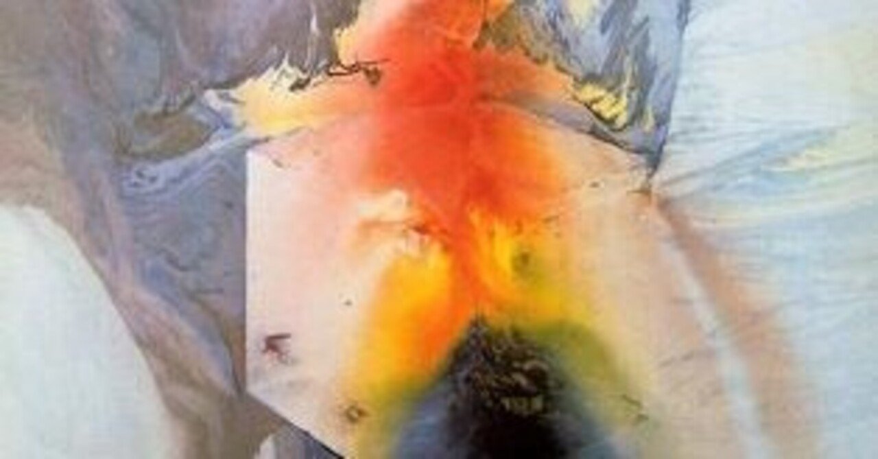 水彩画　スペース・パルス　No.4 水彩画スペース・パルスNo.4