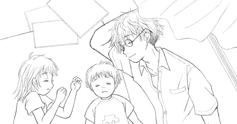 楽しむイラスト練習記 2年越しの 寝てるとこ 午後の窓辺 しち Note