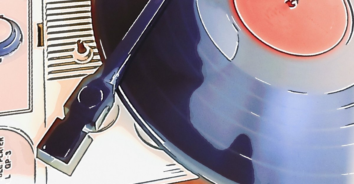 レコードジャケット風アート【レコード盤なし】下町ガター娘_