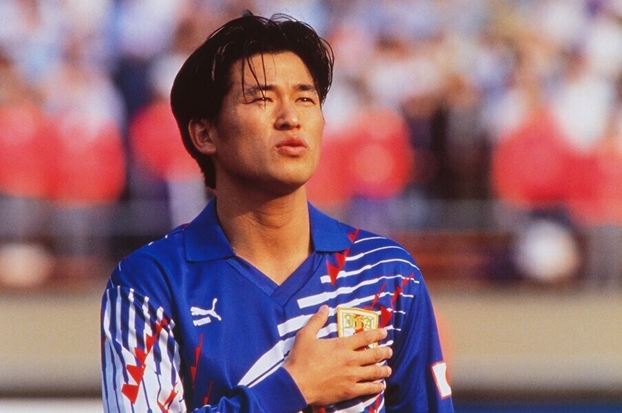 日本代表サッカーユニフォーム！カズ、国立！