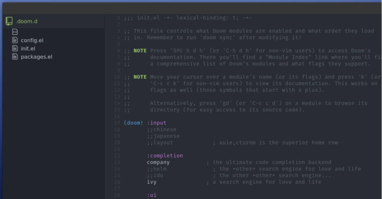 【Doom Emacs（2）】左側にファイルブラウザを表示する｜Histone