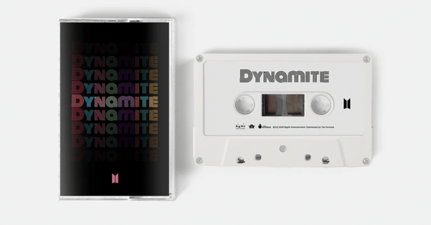 BTS レコード　カセットテープ　dynamite