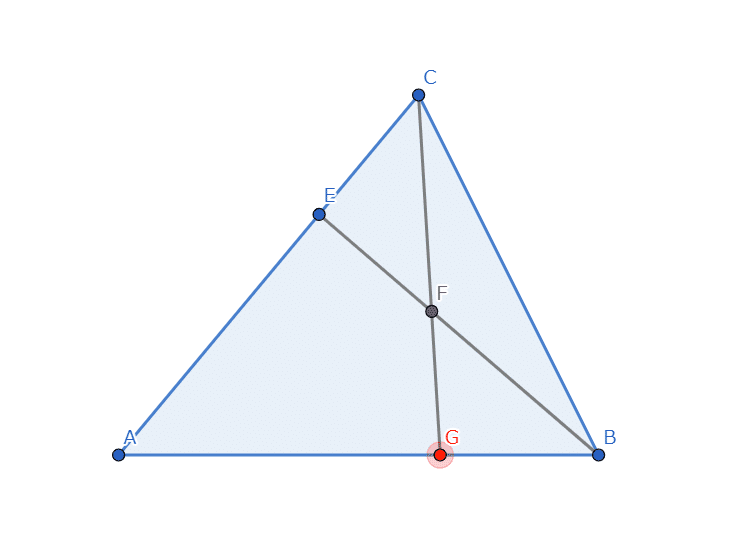 平面図形 四角形の対角線を他の対角線で分割した時の長さの比と盾 凧 のような部分の面積の比は同じ ワンセンテンス算数 Note