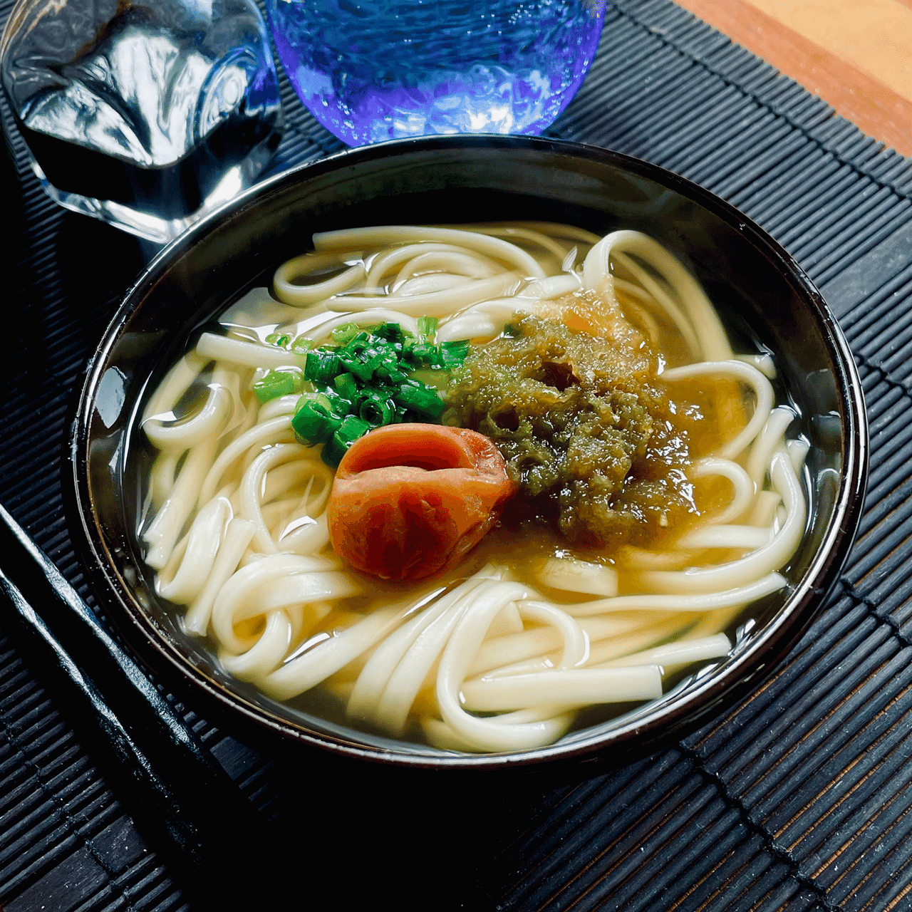 とろろ昆布と梅のさっぱりうどん As Note