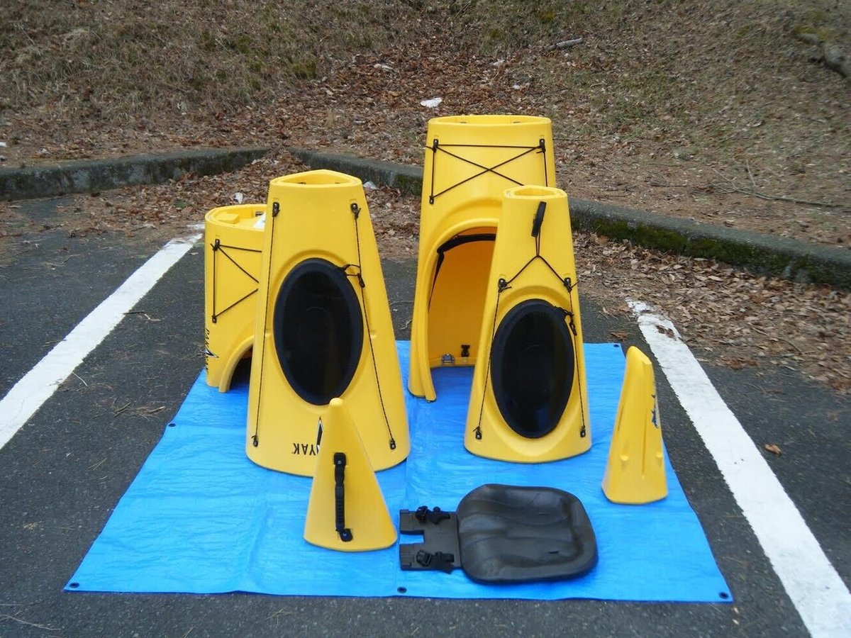 持ち運びできるリジットカヤック PAKAYAK Bluefin142｜けんちゃん
