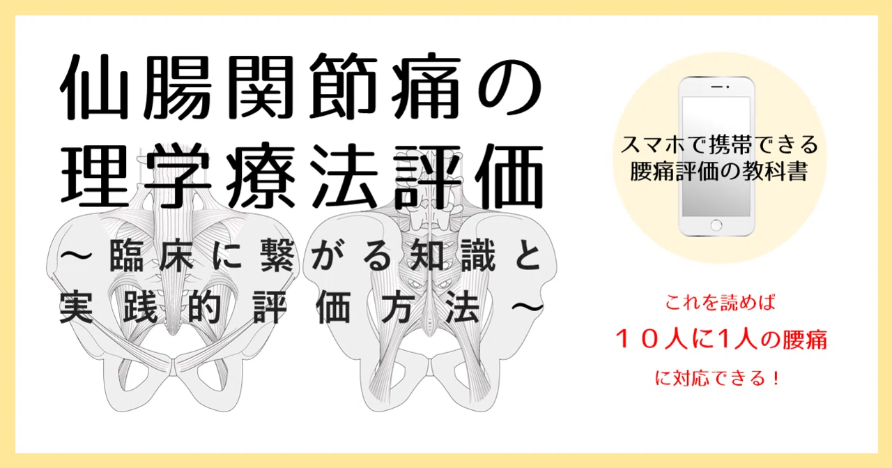 仙腸関節に対するシステマティックな評価とアプローチ ～病態分類と