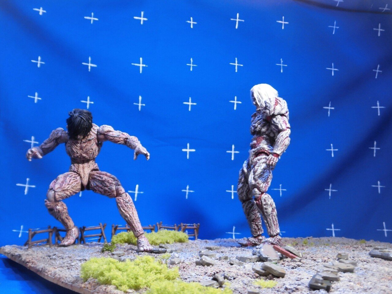 実写版鎧の巨人の可動フィギュアを作ってみる さいふ Note