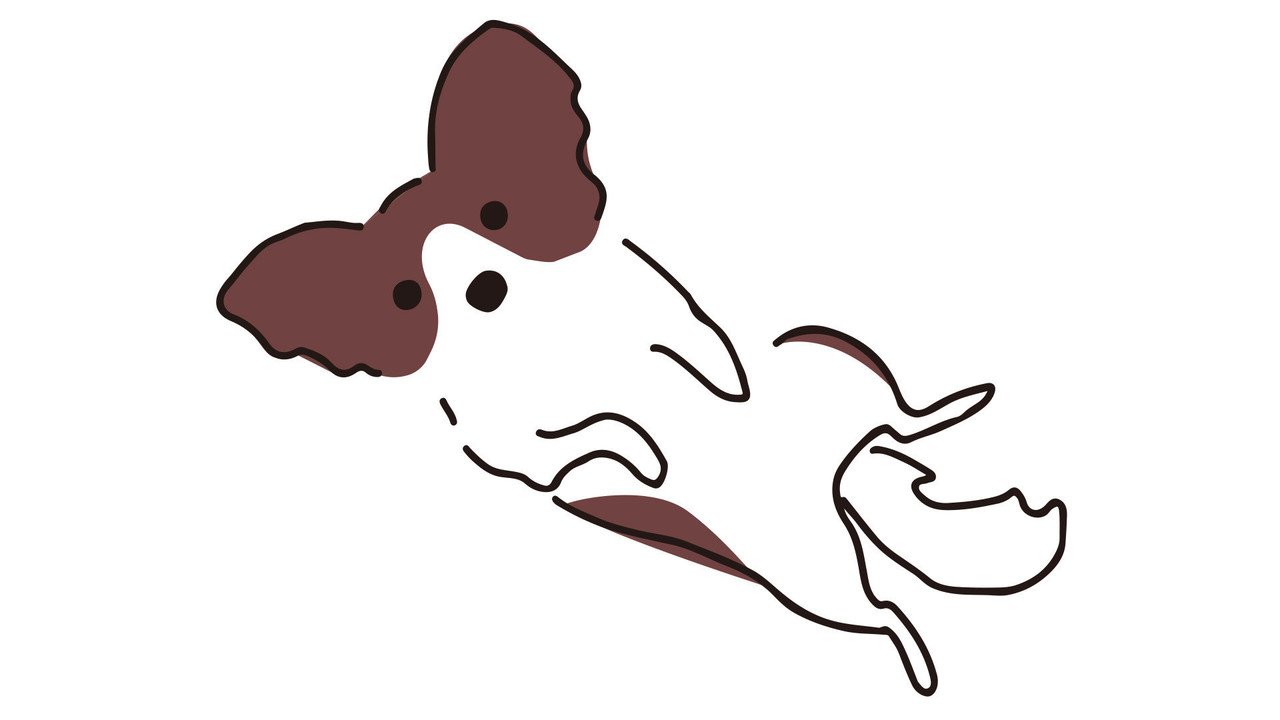 イラスト素材 仰向けに寝転がる犬5種類セット ふわそざ Note イラスト素材 仰向けに寝転がる犬5種類セット ふわそざ Note