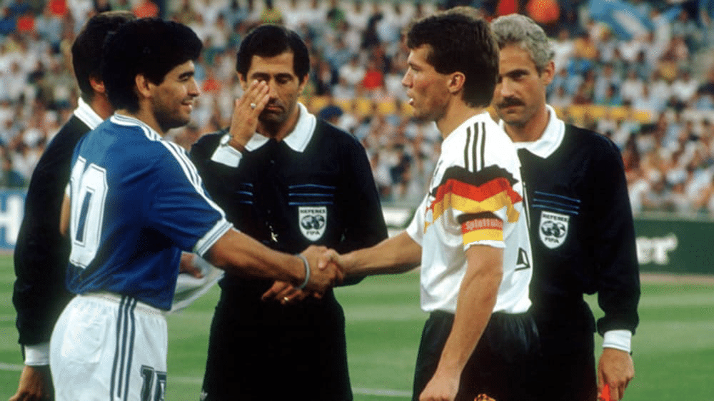 サッカーワールドカップ ローター・マテウス ドイツ代表 直筆サイン入りフォト 祝🎉60歳!🇩🇪ドイツの闘将ローター・マテウスの還暦記念