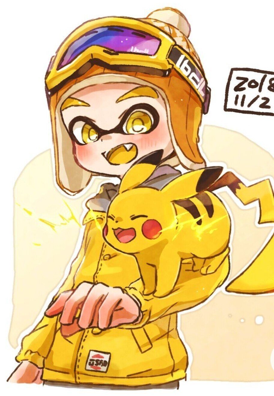スプラトゥーンイラスト ピカチュウ Soukunn10 Note