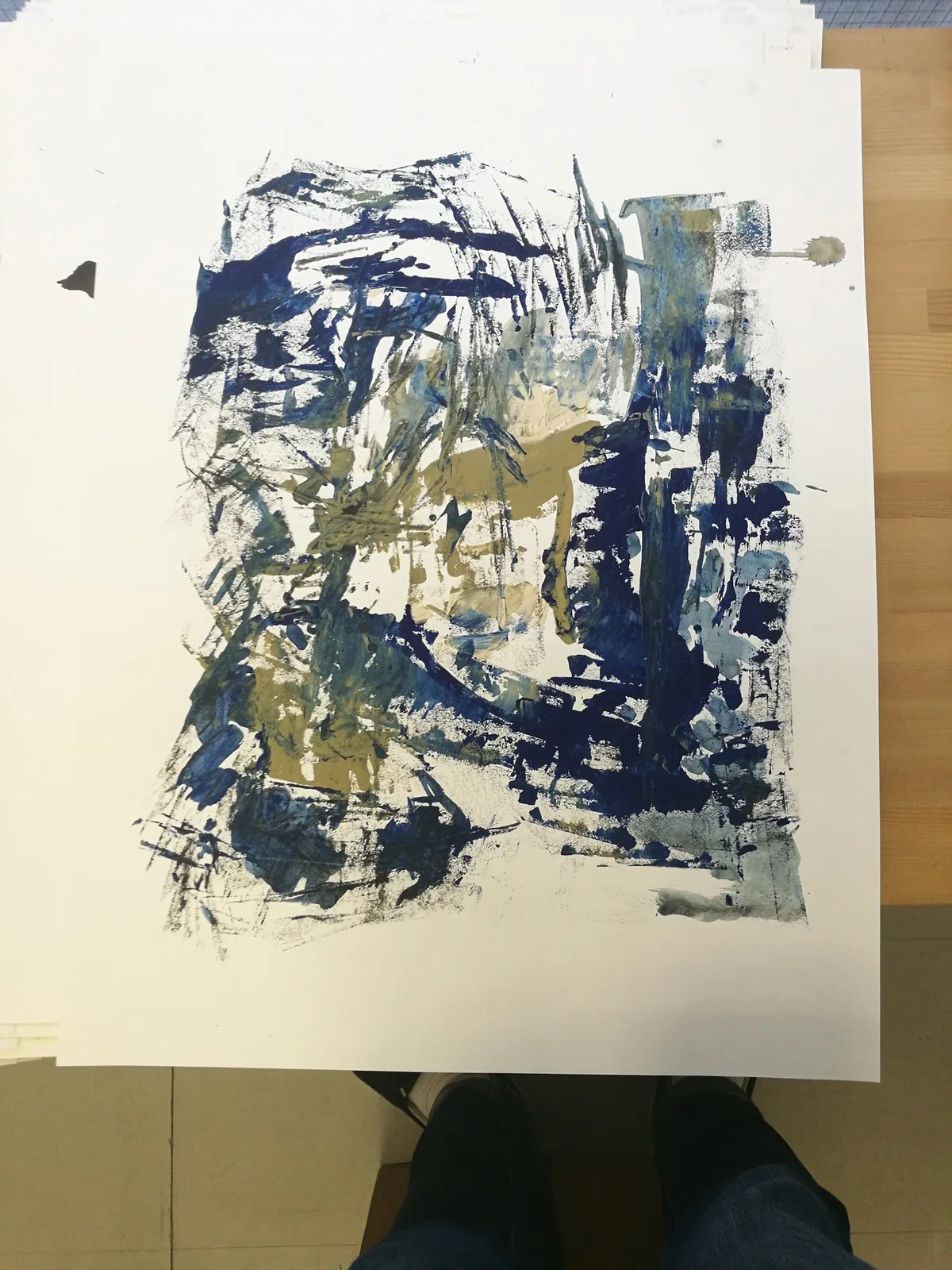 坂口恭平絵画額装済み