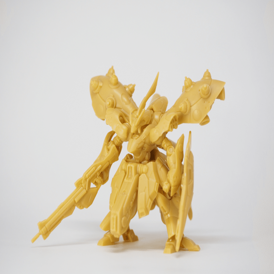 記事No.002 ガンダムアーティファクト ナイチンゲールを筆塗り①｜おお