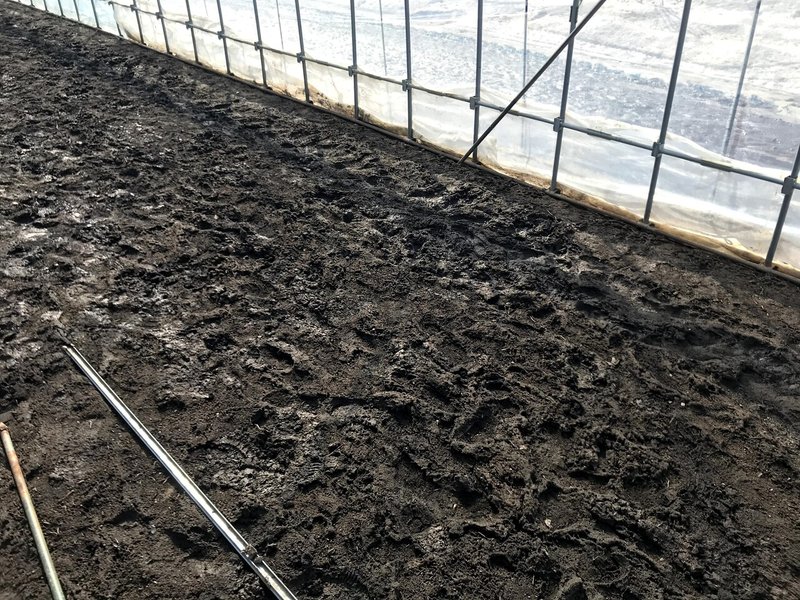 いよいよ育苗の準備を始めることに まずは地面を平らにならす 吉田拓実 さいこうファーム Okhotsk Bihoro Note