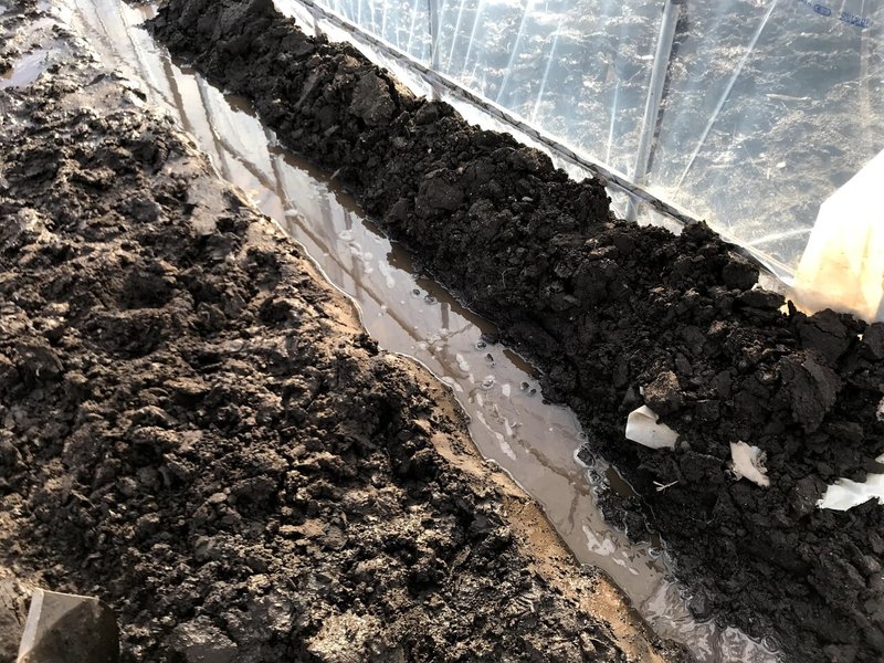 いよいよ育苗の準備を始めることに まずは地面を平らにならす 吉田拓実 さいこうファーム Okhotsk Bihoro Note