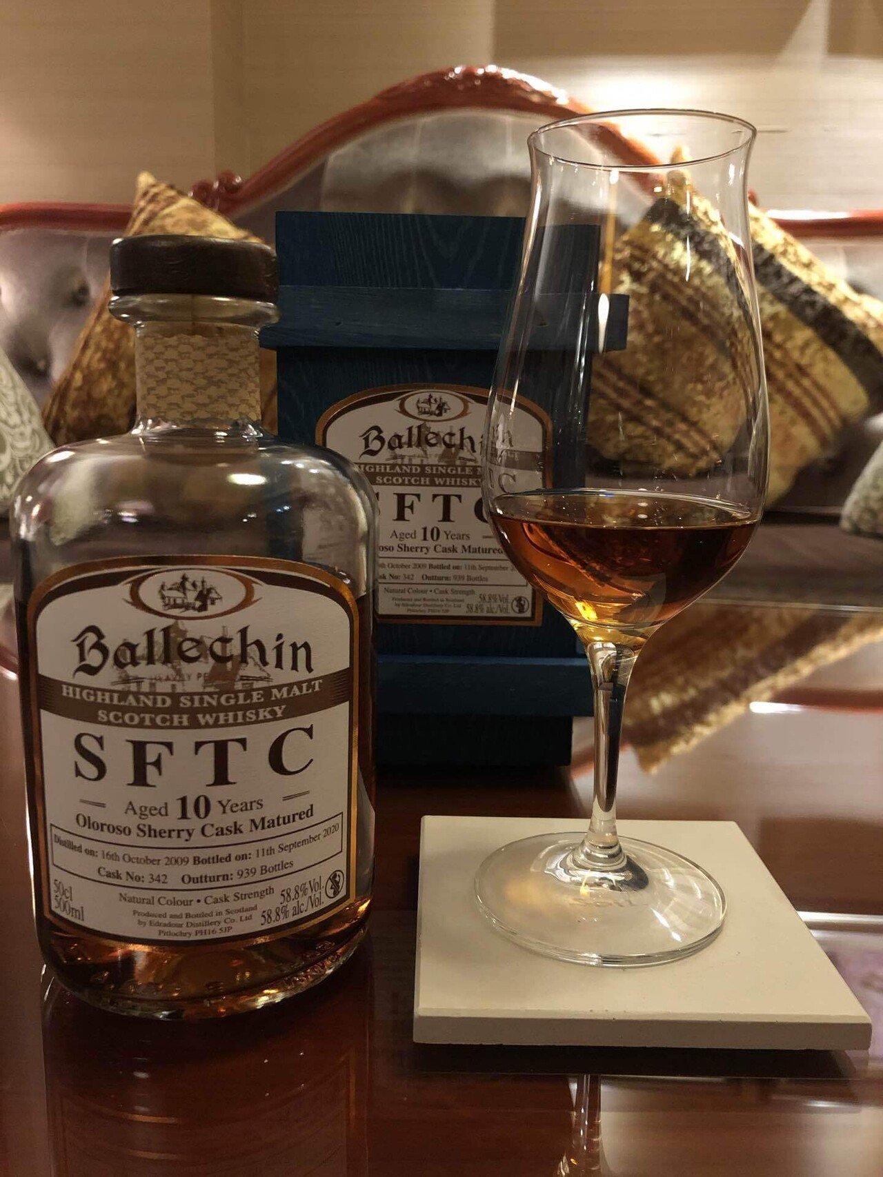 Edradour Ballechin Heavily Peated SFTC 10年 Oloroso Sherry Cask