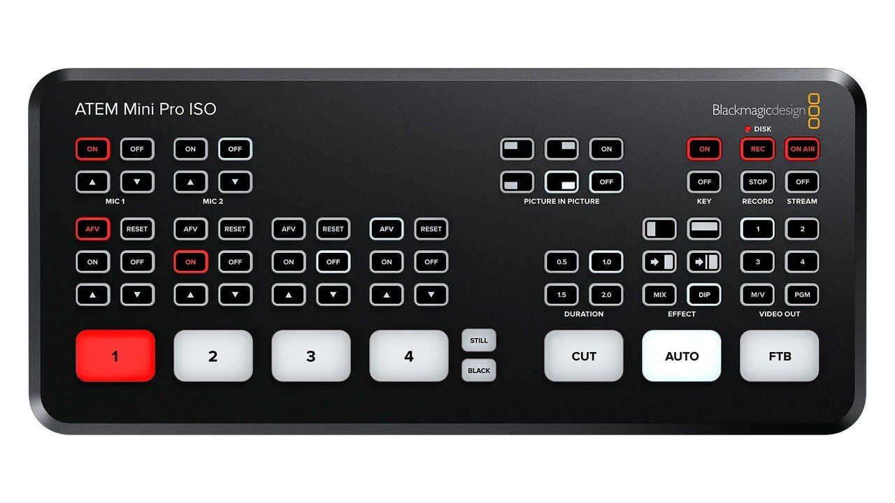 ATEM Miniシリーズの選び方2021】ATEM Mini Extreme ISO登場で5