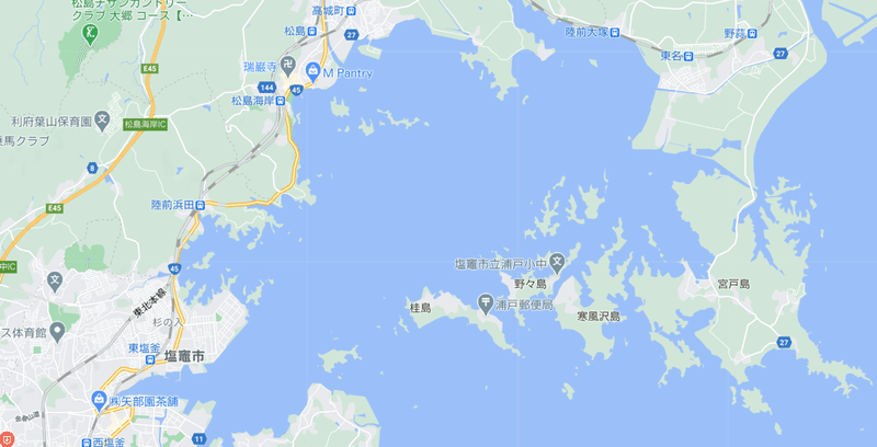 【写真2】浦戸諸島マップ