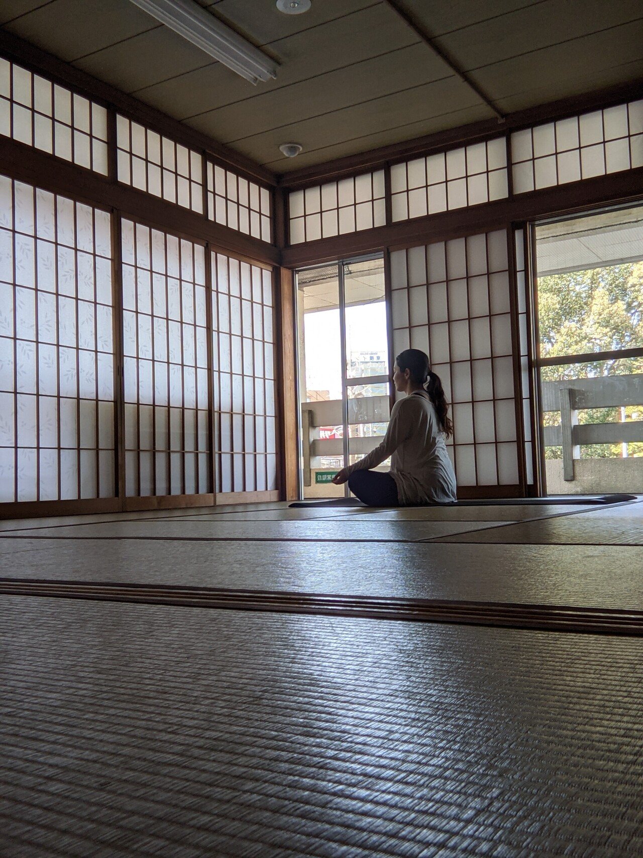 瞑想日記15 今日も引き続き朝がいまいちなので 瞑想も午後のクラス前にやった 和室という雰囲気と 外の明るさもあって気持ちよい瞑想だった とても気分転換になり 復活できそうだ 煮詰まった時は環境変えたり 川添明子 ヨーガ指導者 Note