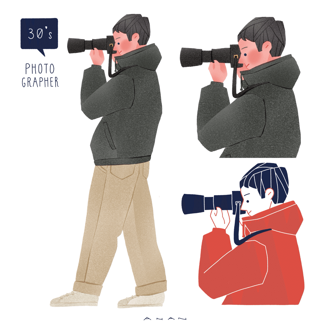 71人目 30代 カメラマン あなんよーこ イラストレーター Note