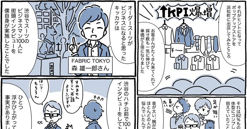 年商10億円のオーダースーツD2Cブランド「FABRIC TOKYO」の成長の裏側。リアルにお店をだしたら「客単価2倍」になった理由、接客時間の短い人がリピーターになる理由