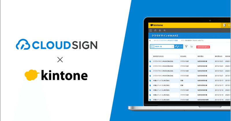 2021.03 クラウドサイン #MAKE（kintone連携）をアップデートしました（アクセスコード・リマインド・受信者言語設定に対応）
