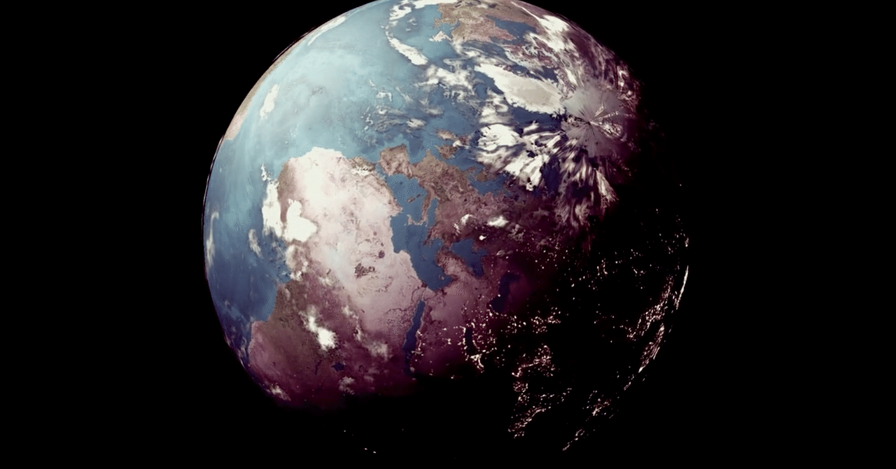 球体プロジェクションに挑戦 2 地球 株式会社アタリ Note