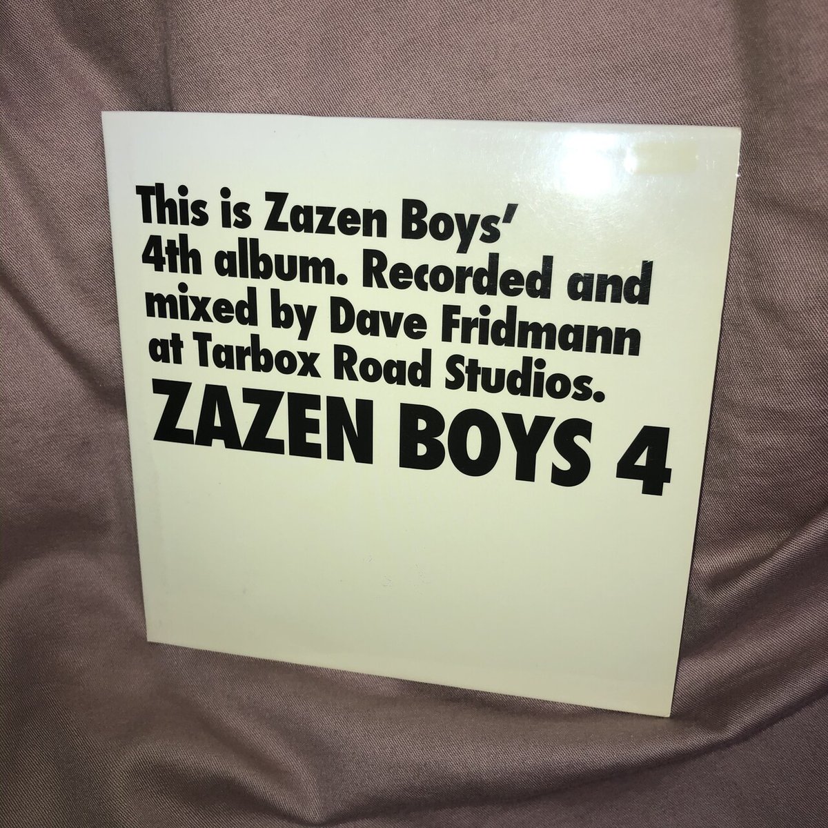 ZAZEN BOYS の『ZAZEN BOYS4』を聴いてみた編｜内山 結愛