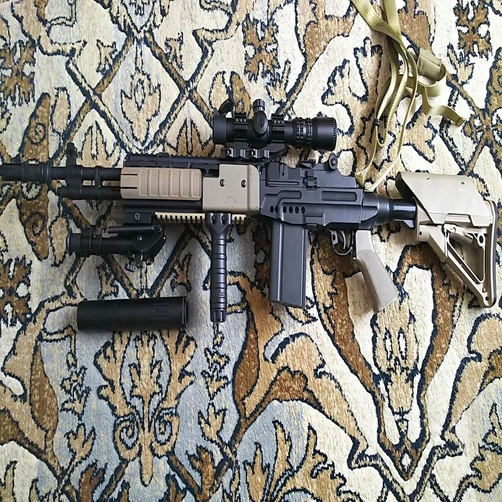 Mk14EBR Mod.1 CoD MW2風カスタム CYMA M14 EBR Mod.1 エアガン 