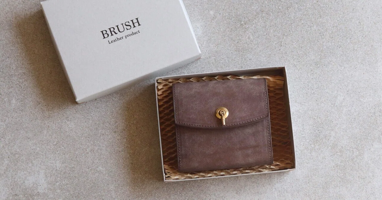 経年変化を楽しむミニウォレット【Ricco】｜BRUSH