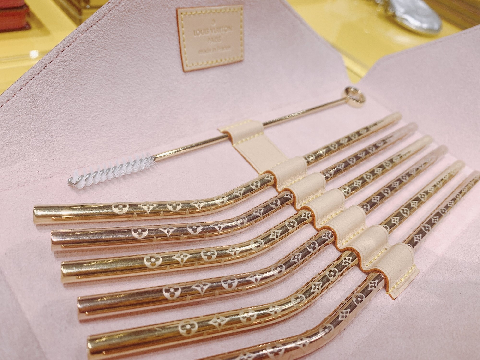 希少 LOUIS VUITTON ストローセット 3本 ゴールド 希少 LOUIS VUITTON 希少 LOUIS VUITTON ストローセット 3本 ゴールド 希少 LOUIS VUITTON