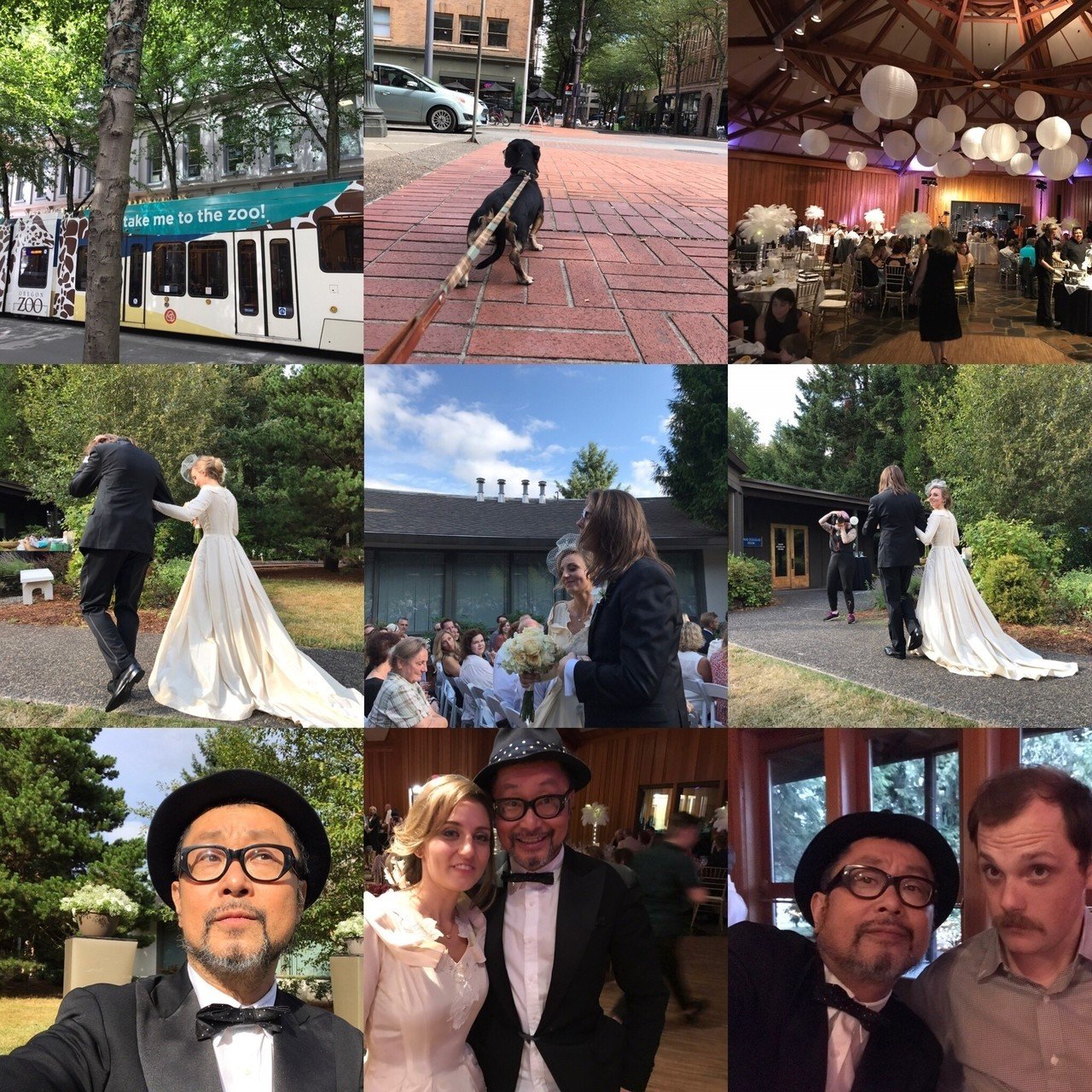 友達の結婚式へ行って来ました 食べて飲んで 散歩して喋って寝て笑って ああ夏休みは やっぱり短い オレゴンから愛を Senri Oe 大江千里 Note